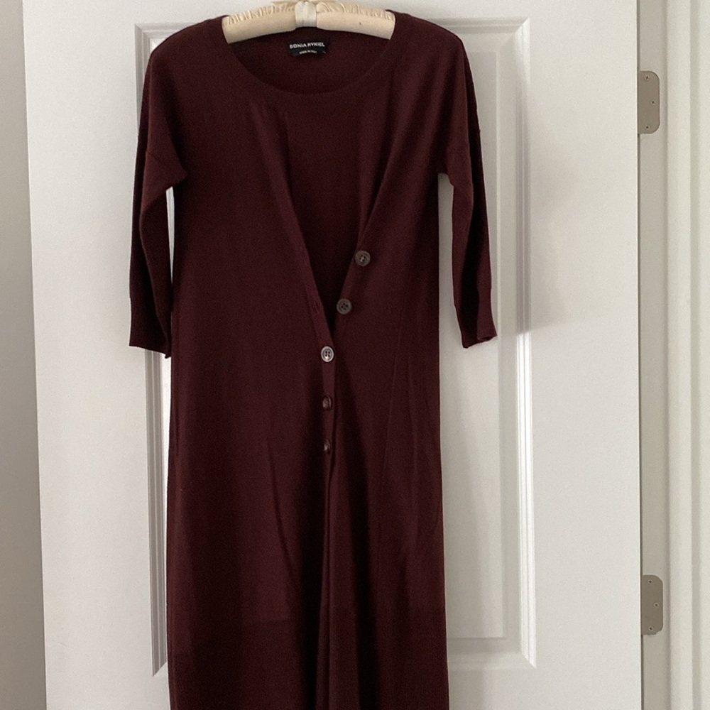 Sonia Rykiel Burgundy Dress